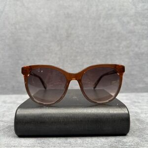 Fossil FOS 2074/S Brown Cat Eye Y2K Sunglasses 7HHFF 54-19-140 Gradient Lens